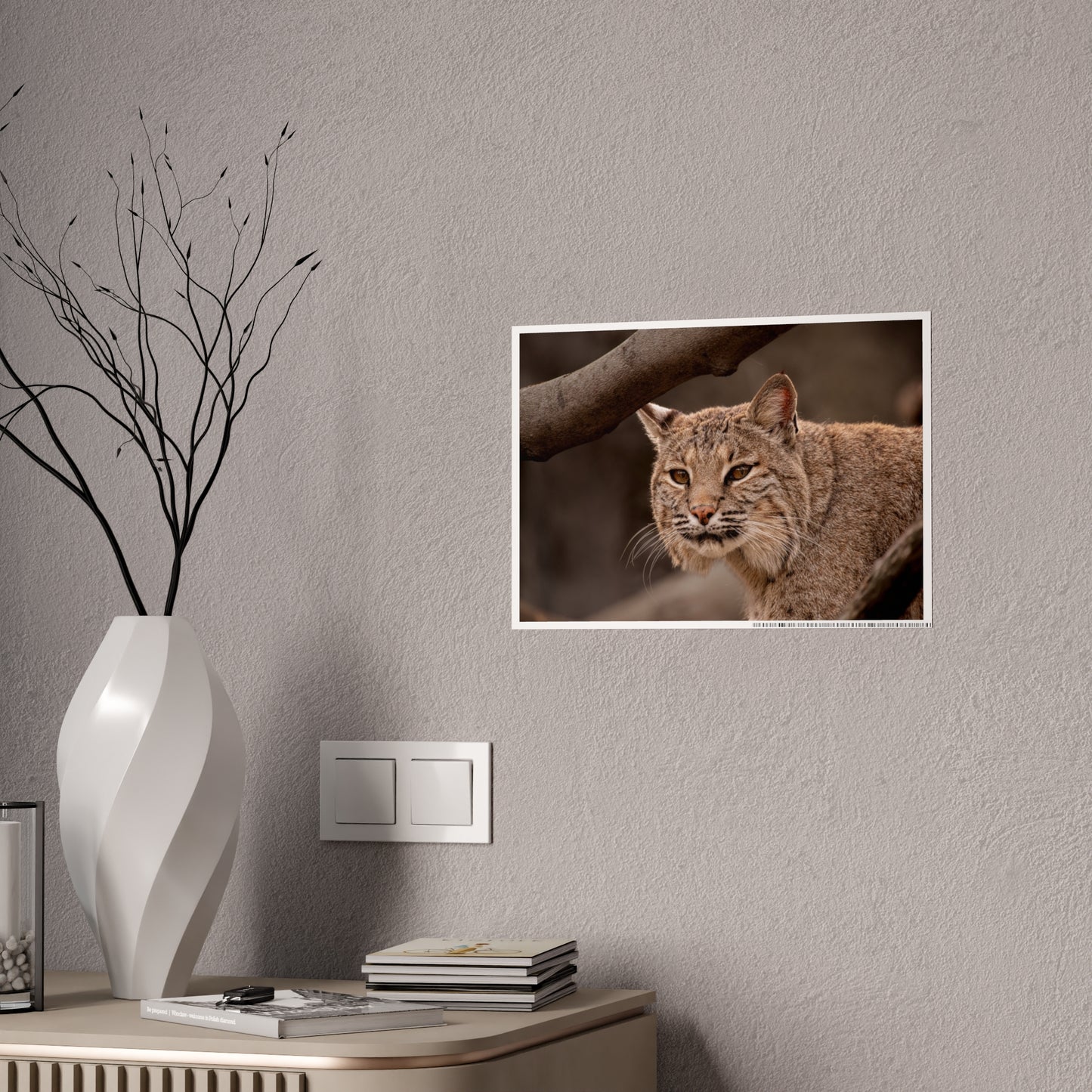 Wildlife Gloss Poster - Majestic Bobcat Wall Art