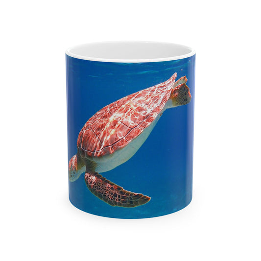 Sea Turtle Mug (11oz, 15oz) - Beautiful Ocean Animal Design