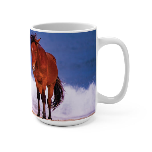 Wild Ponies Ceramic Mug 15oz