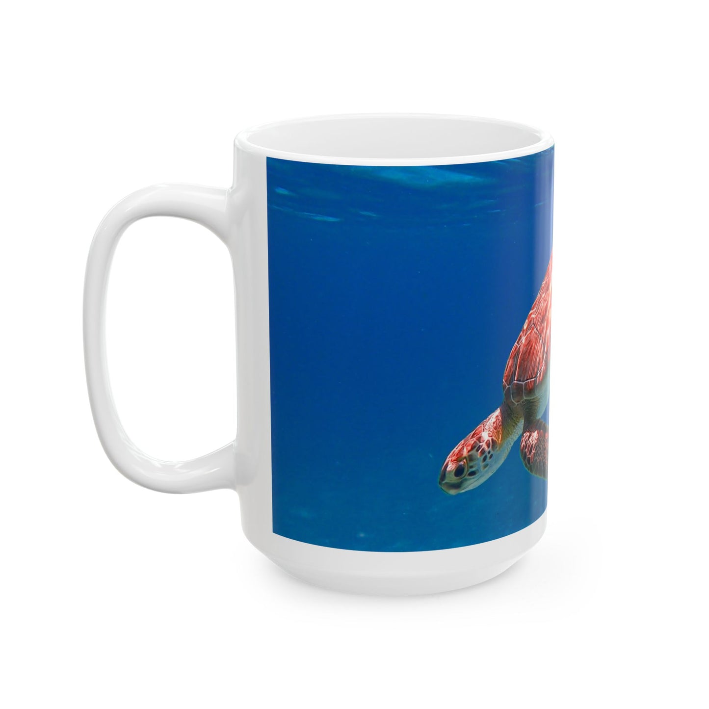 Sea Turtle Mug (11oz, 15oz) - Beautiful Ocean Animal Design