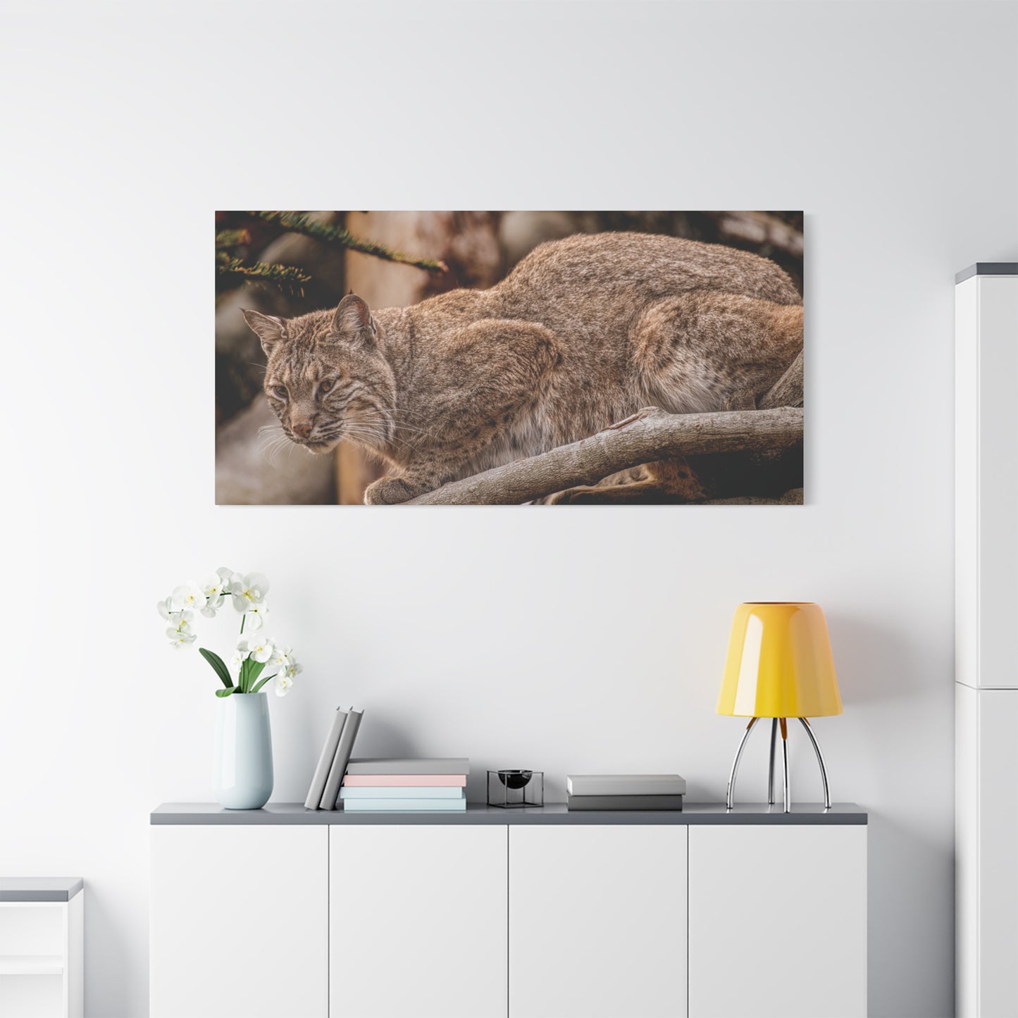 Wild Lynx Canvas Art - Stretched 1.25" Wall Decor