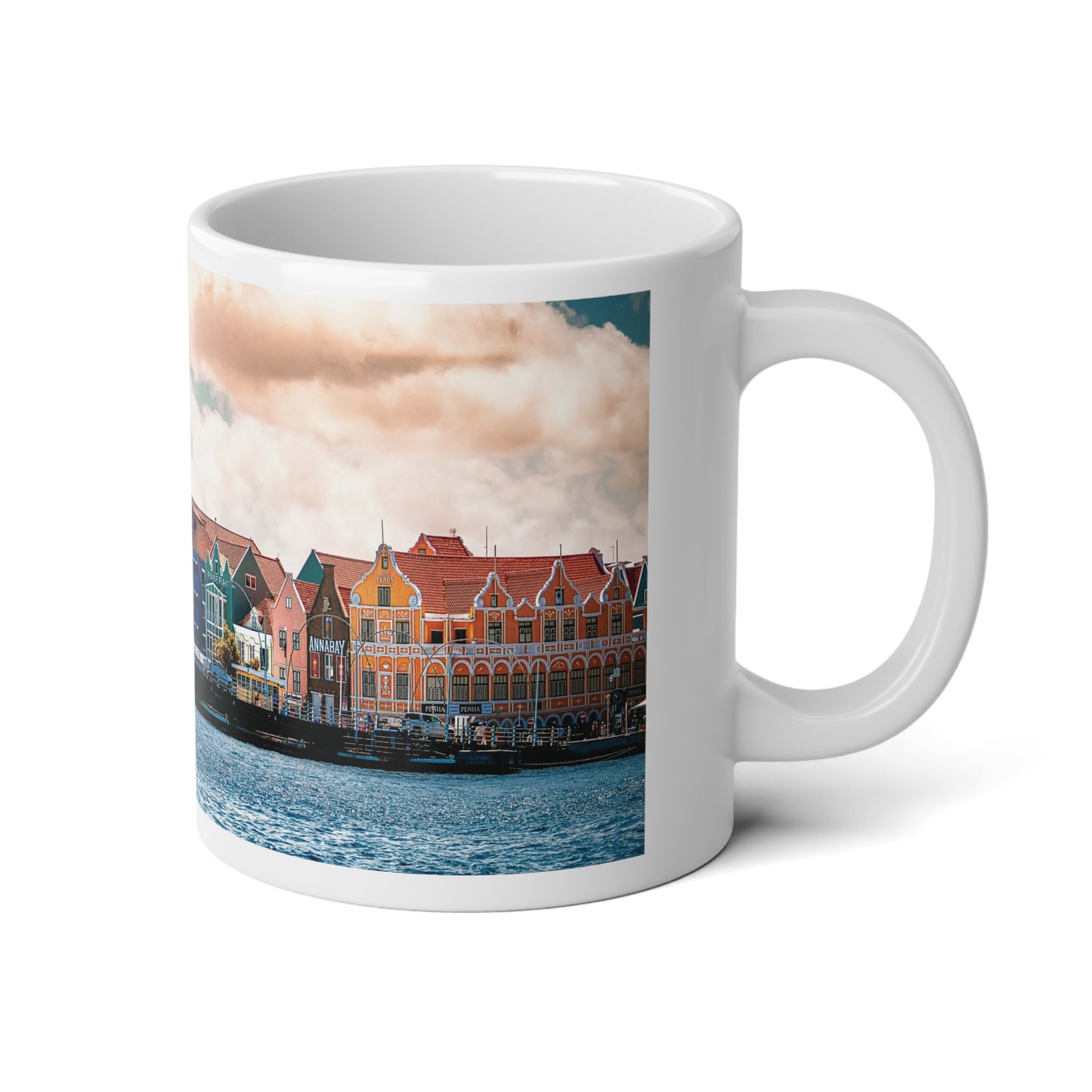 Curacao Island Jumbo Mug