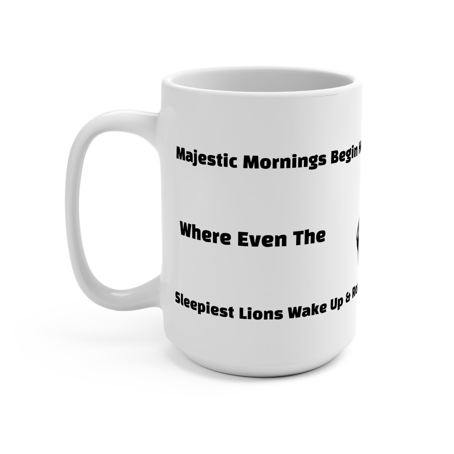 Mug Majestic Lion 15 oz