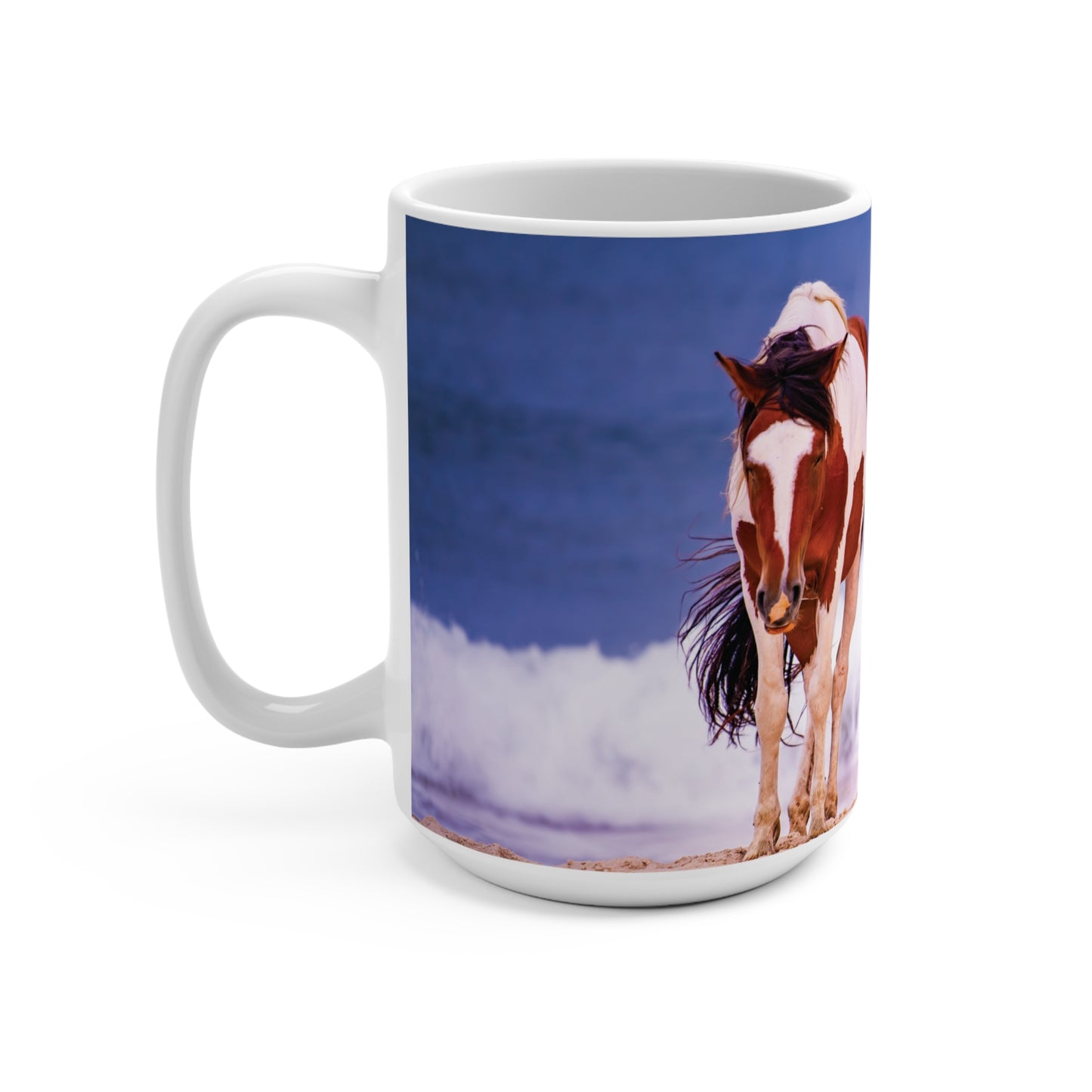 Wild Ponies Ceramic Mug 15oz