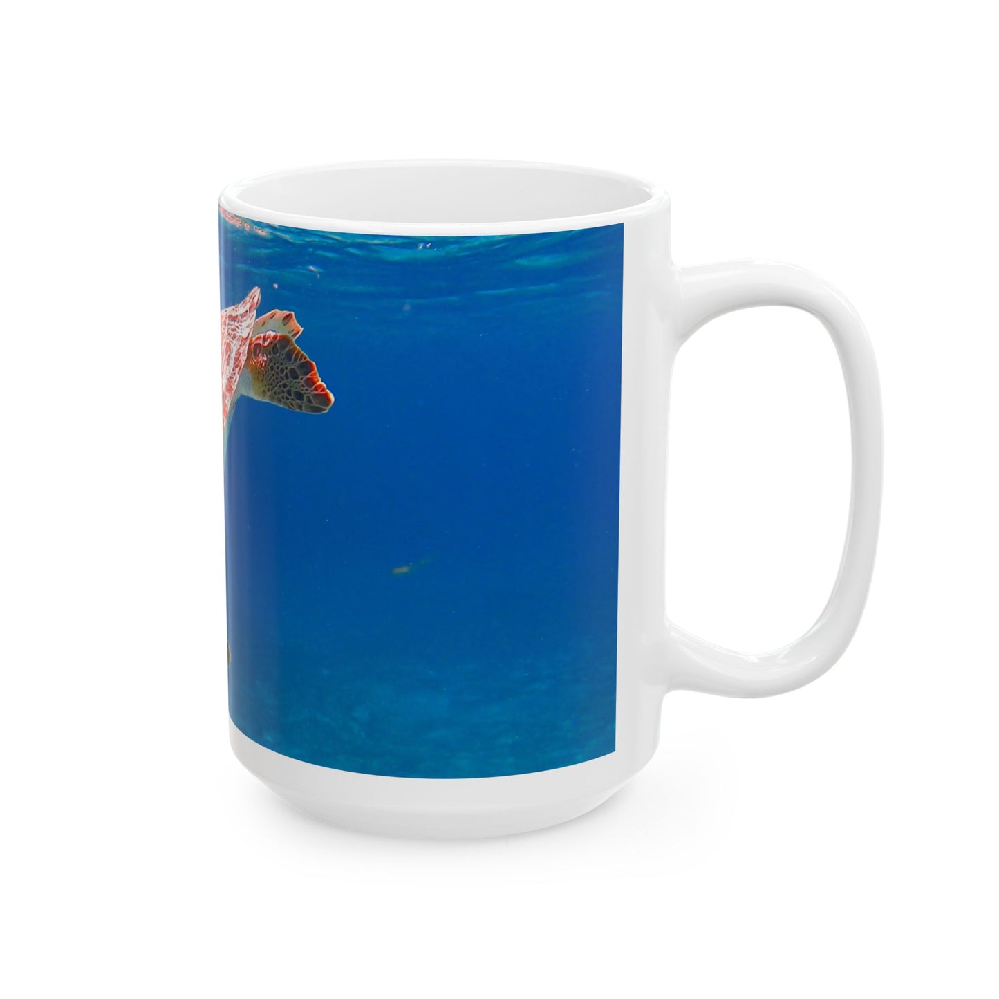 Sea Turtle Mug (11oz, 15oz) - Beautiful Ocean Animal Design